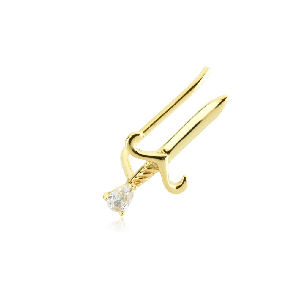 Gold Crush Love Climber Earrings