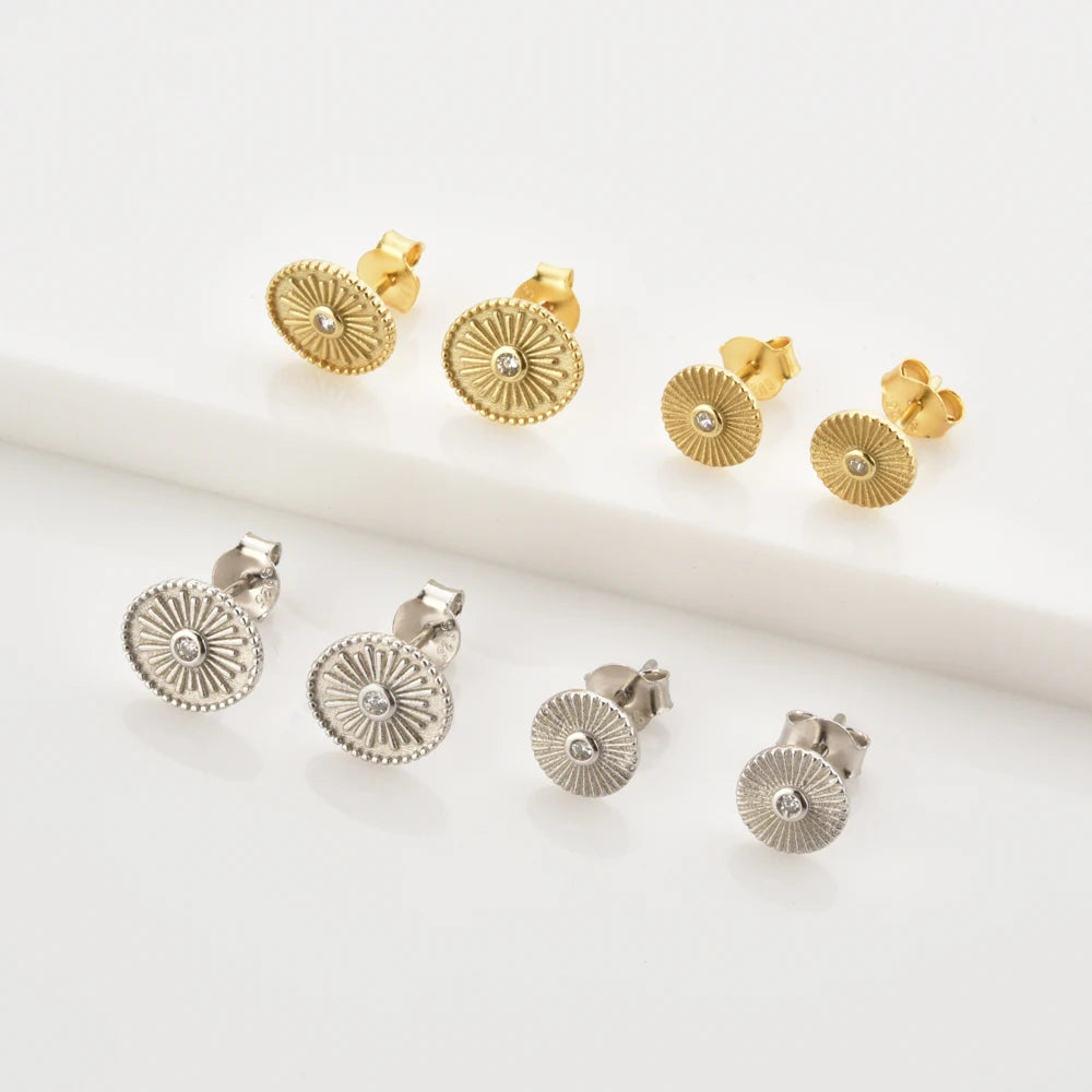 The Sunlit Gaze Stud Earrings