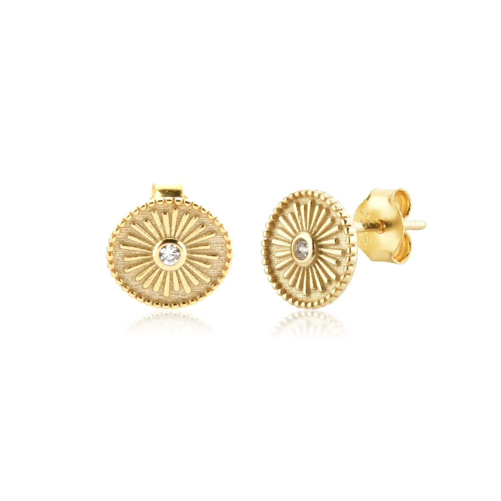 The Sunlit Gaze Stud Earrings