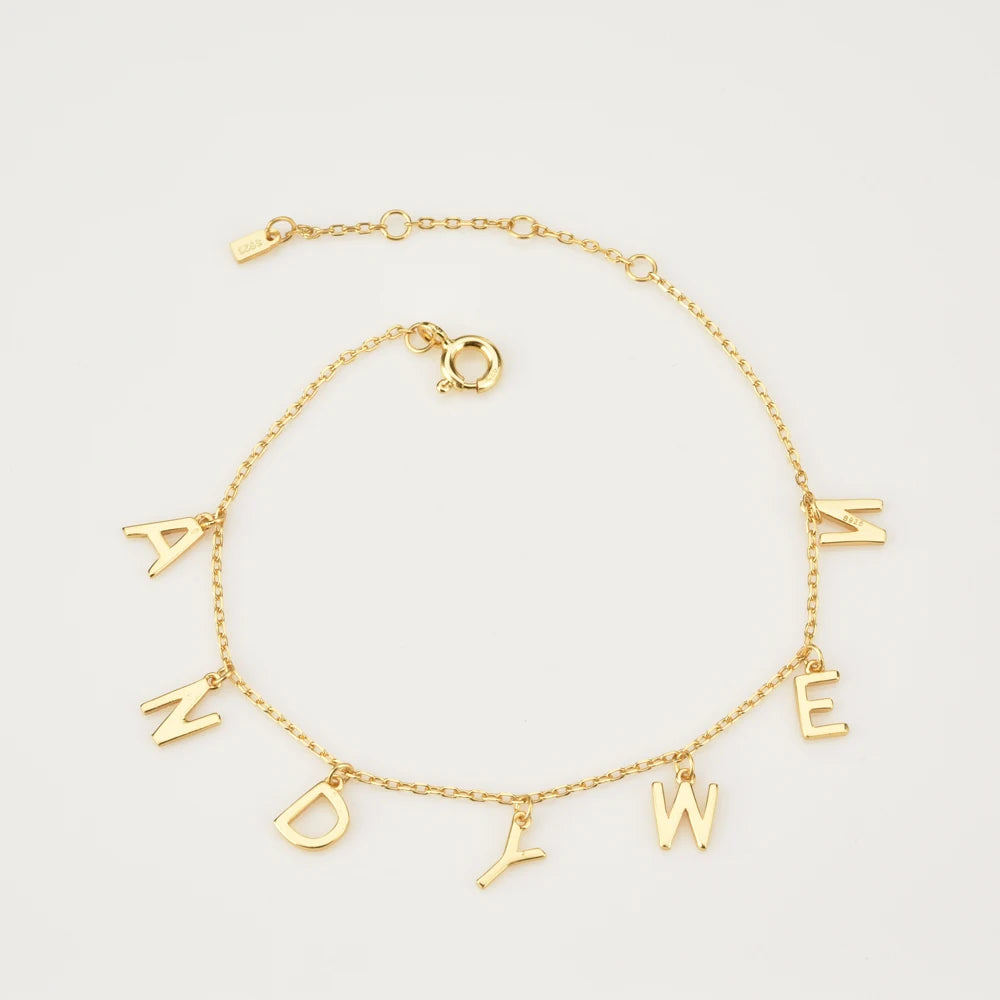 Signature Letter Bracelet