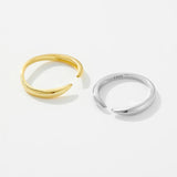 925 Sterling Silver Adjustable Rings 2024 Simple Fashion Fine  Anniversary Party Jewelry Solvana