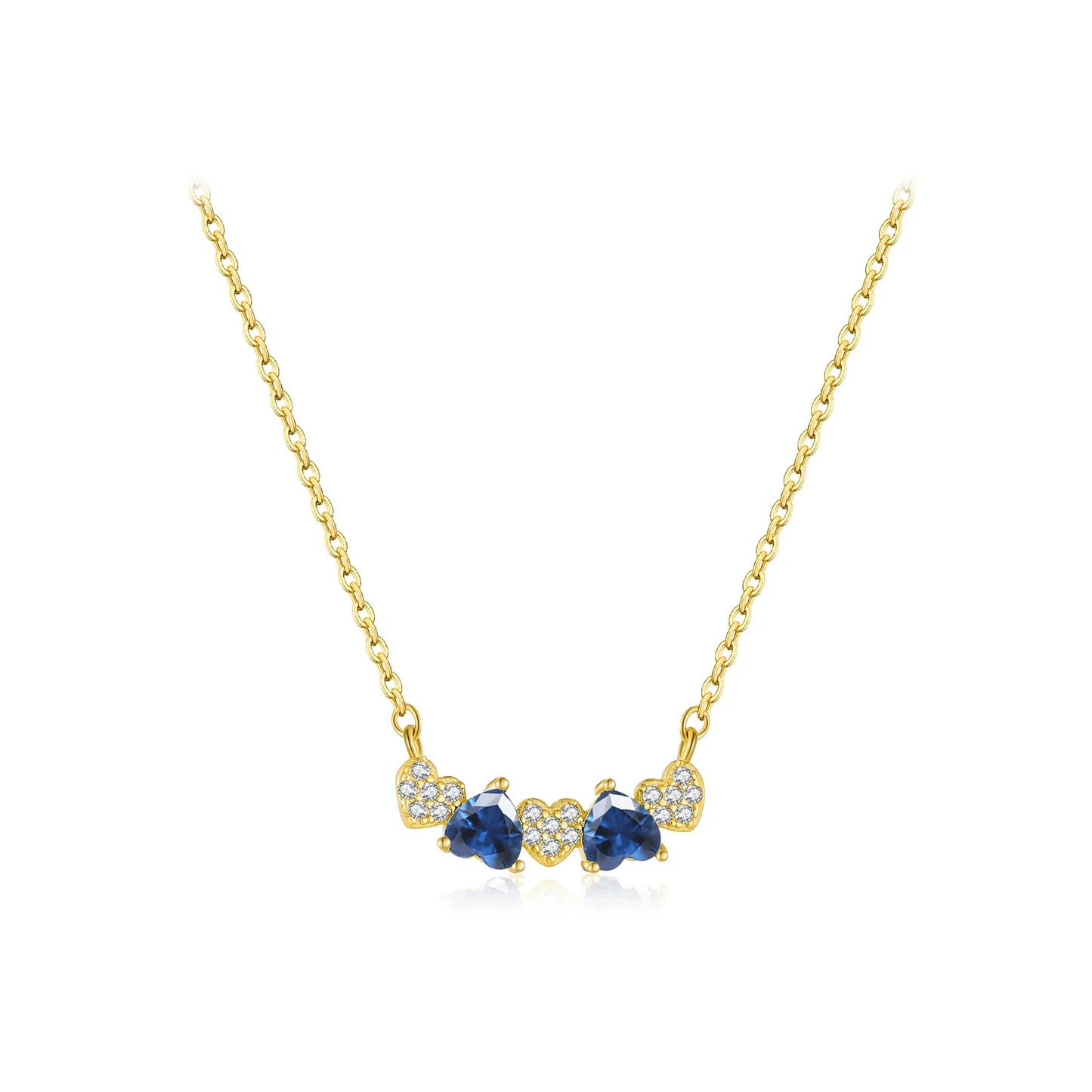Azure Heart Necklace