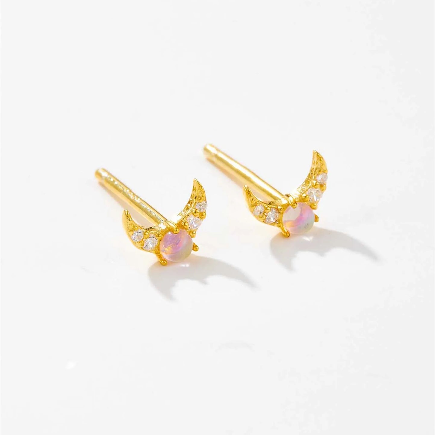 Lunar Glow Stud Earrings