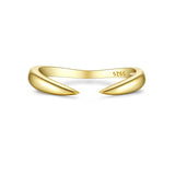 925 Sterling Silver Adjustable Rings 2024 Simple Fashion Fine  Anniversary Party Jewelry Solvana