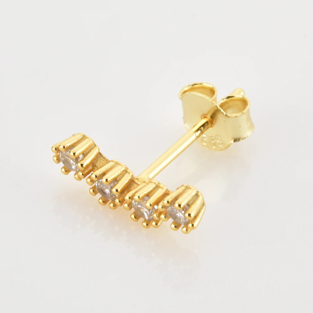 White Tide 3-Piece Stud Earring Set