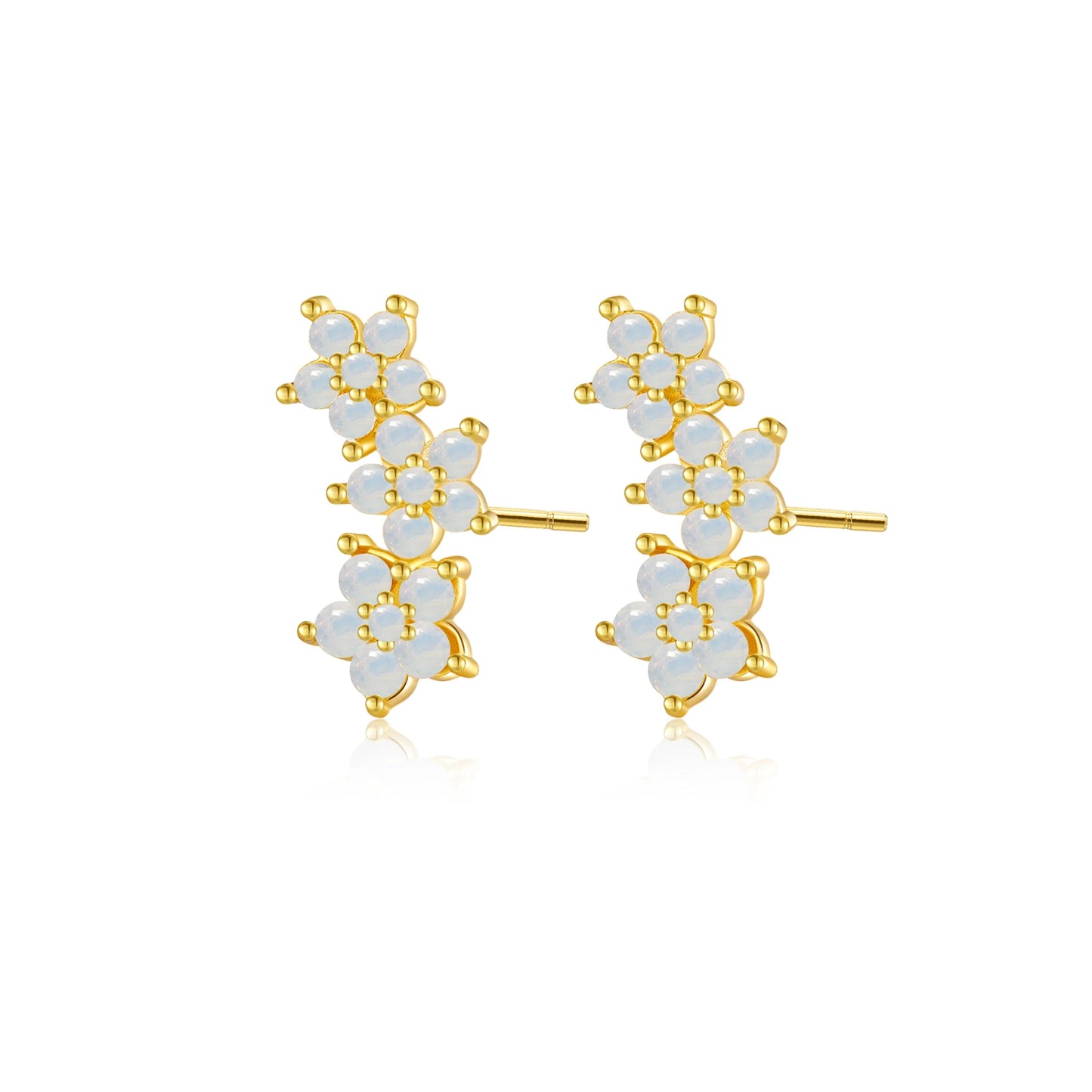 Trinity Bloom Earrings