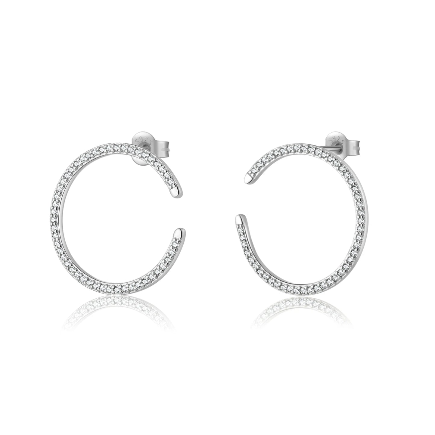 Luminous Circle Studs