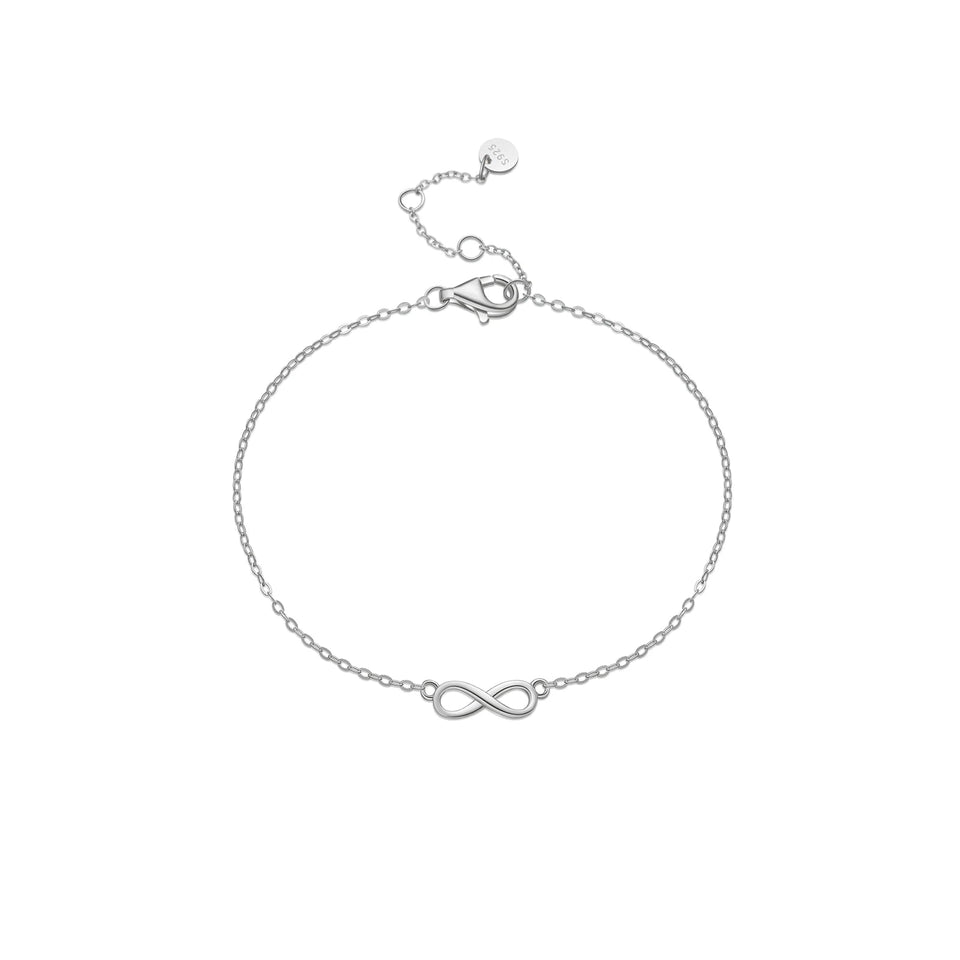 925 Sterling Silver Gold Best Friend Charm Chain Bracelet Women Plain Luxury Jewelry New 2021 Wedding Gift Solvana