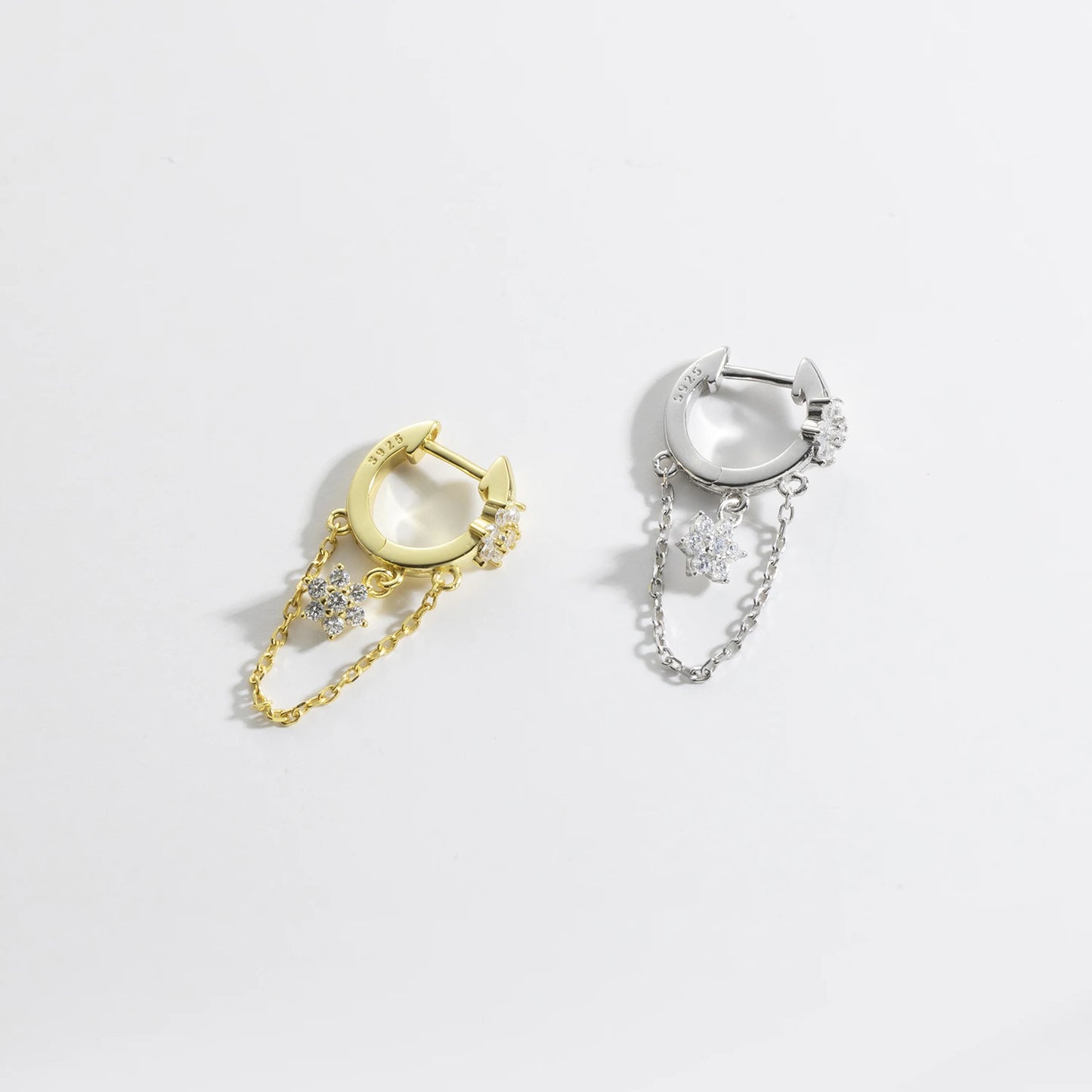 The Golden Drop Stud Earrings