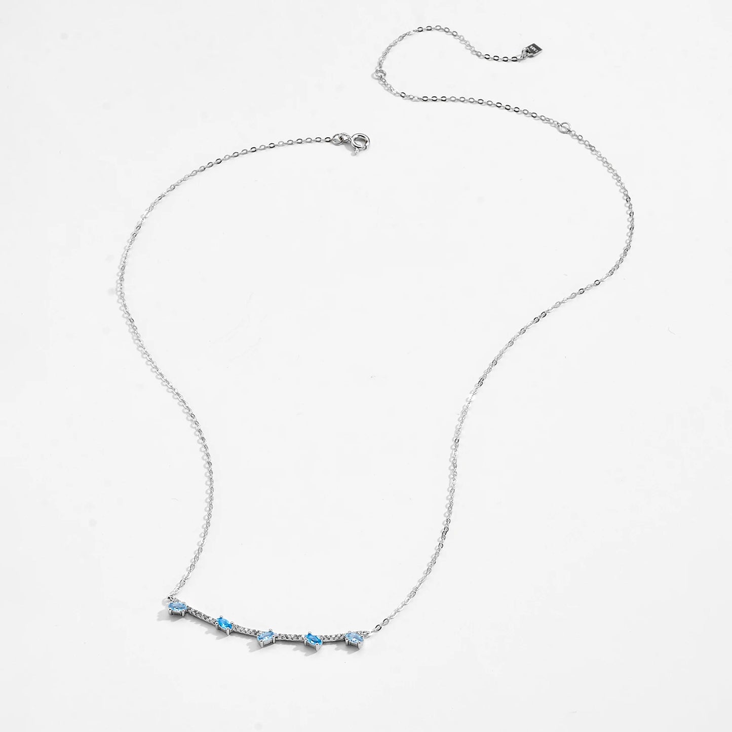 Blue Marquise Elegance Necklace