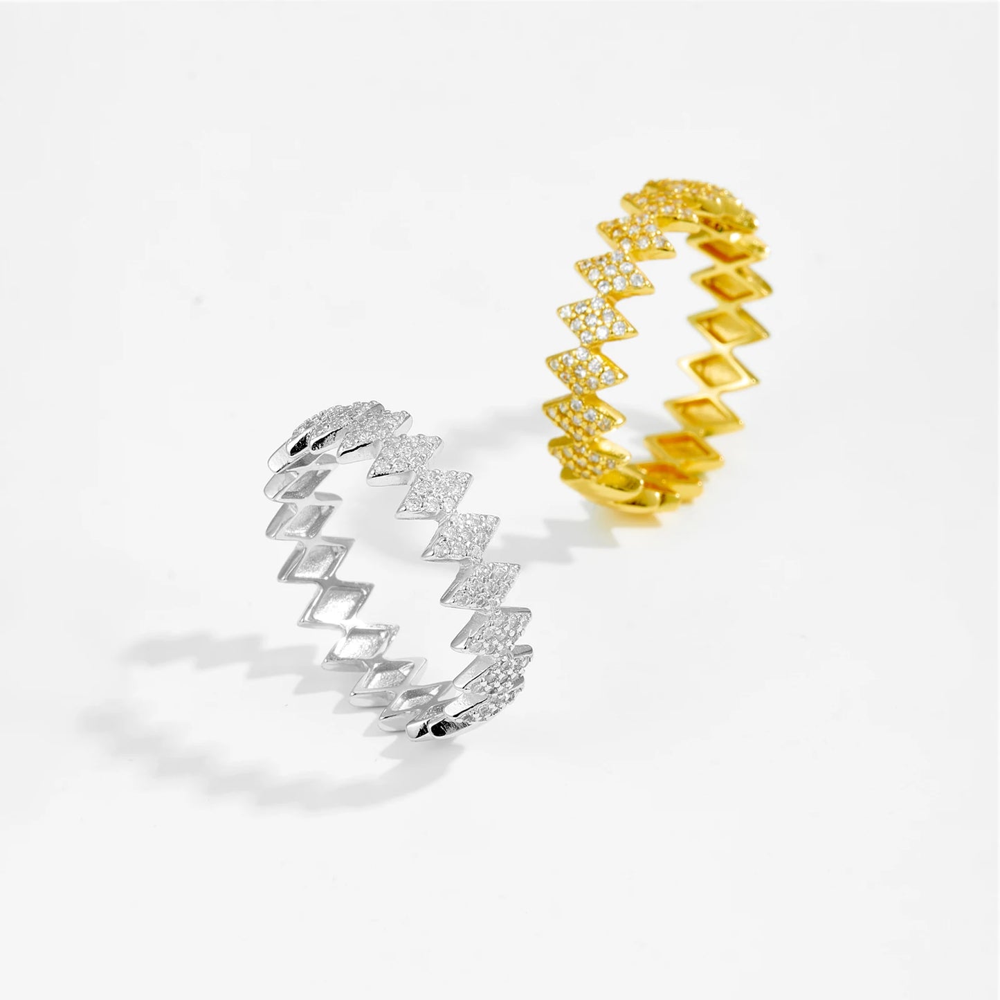 Radiant Rhombus Jewelry Set