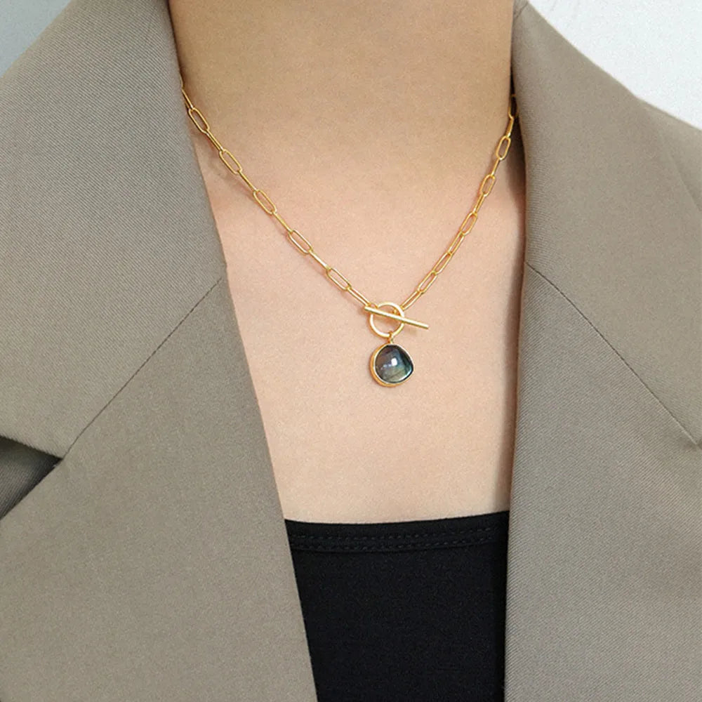 Labradorite Eclipse Necklace