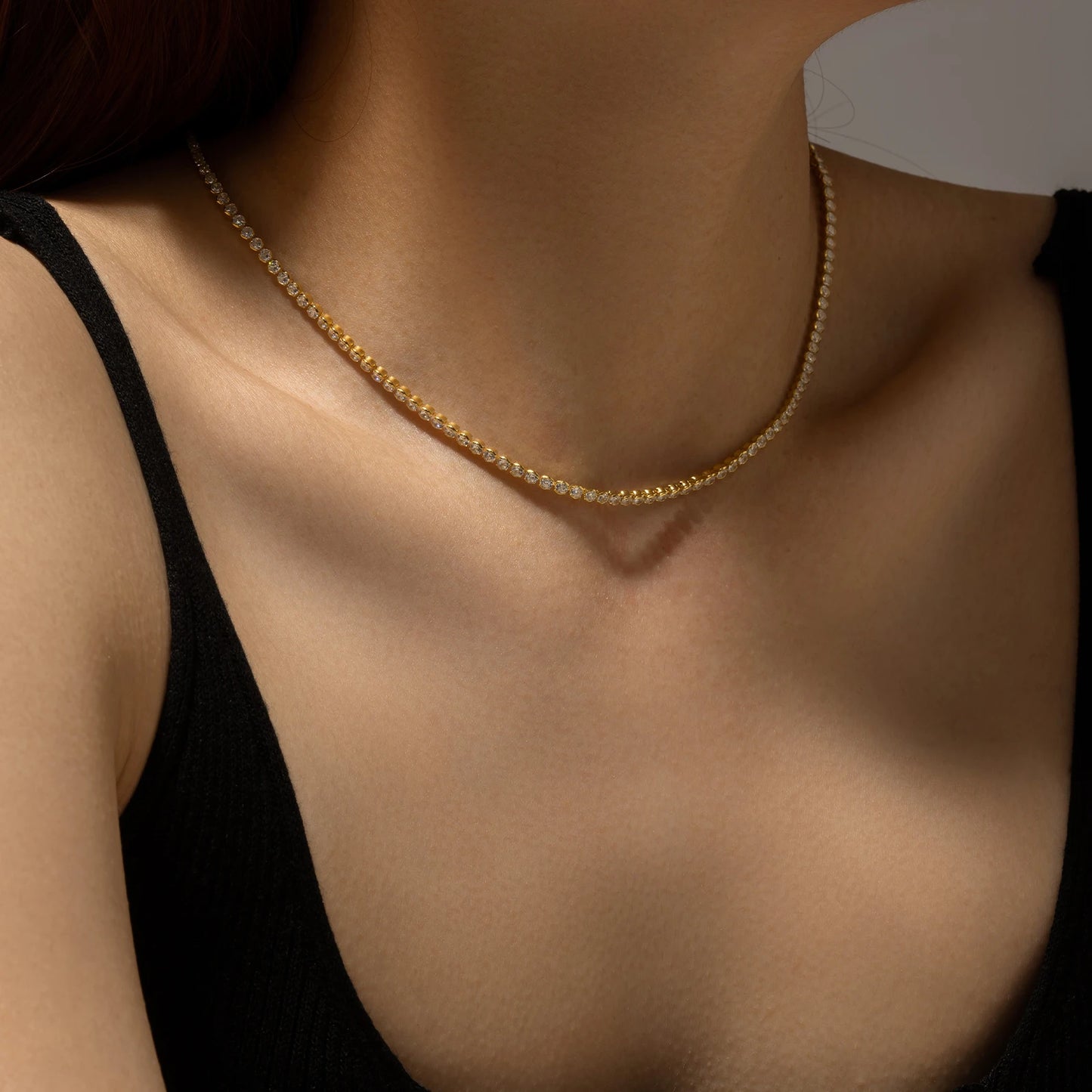 The Golden Spark Choker Necklace