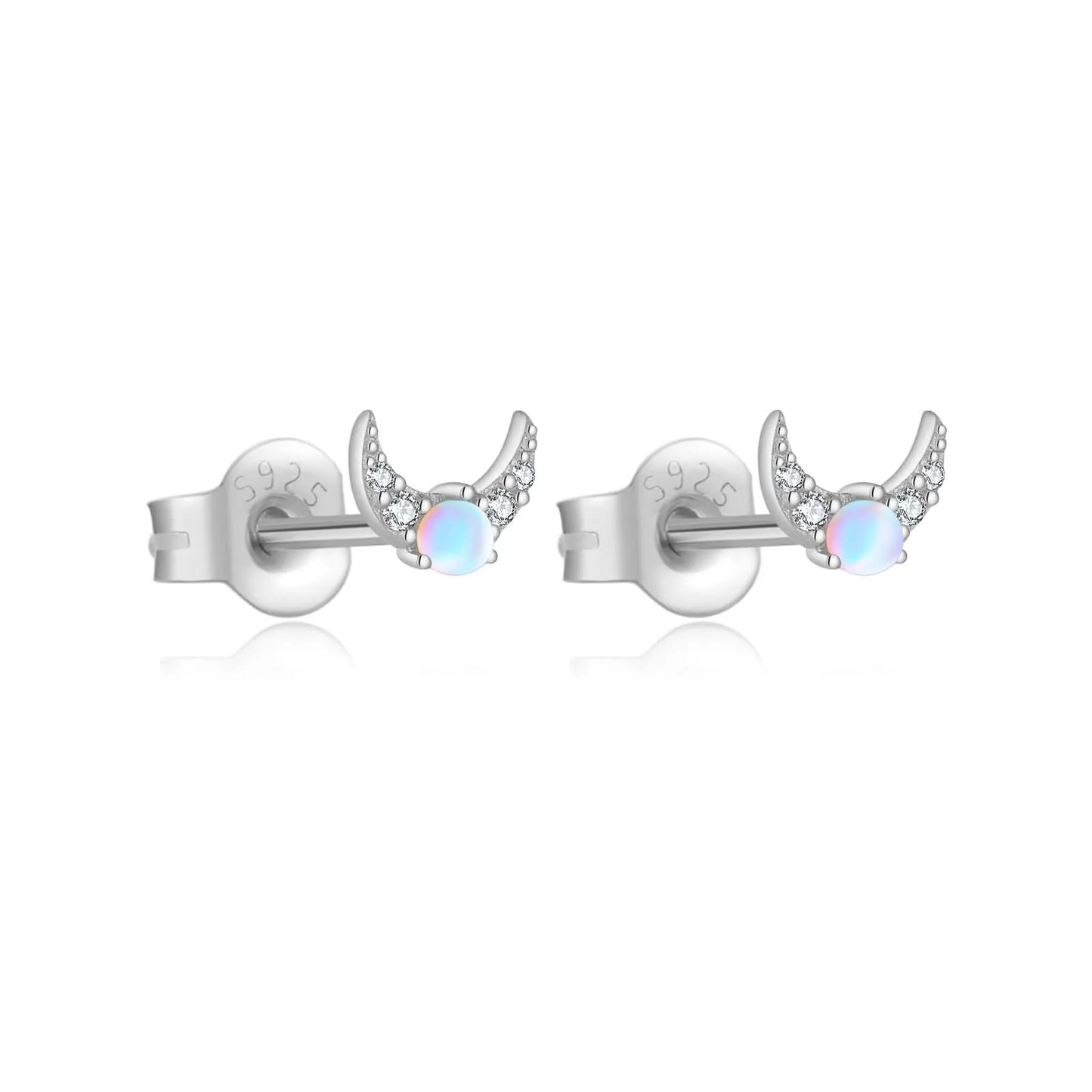 Lunar Glow Stud Earrings