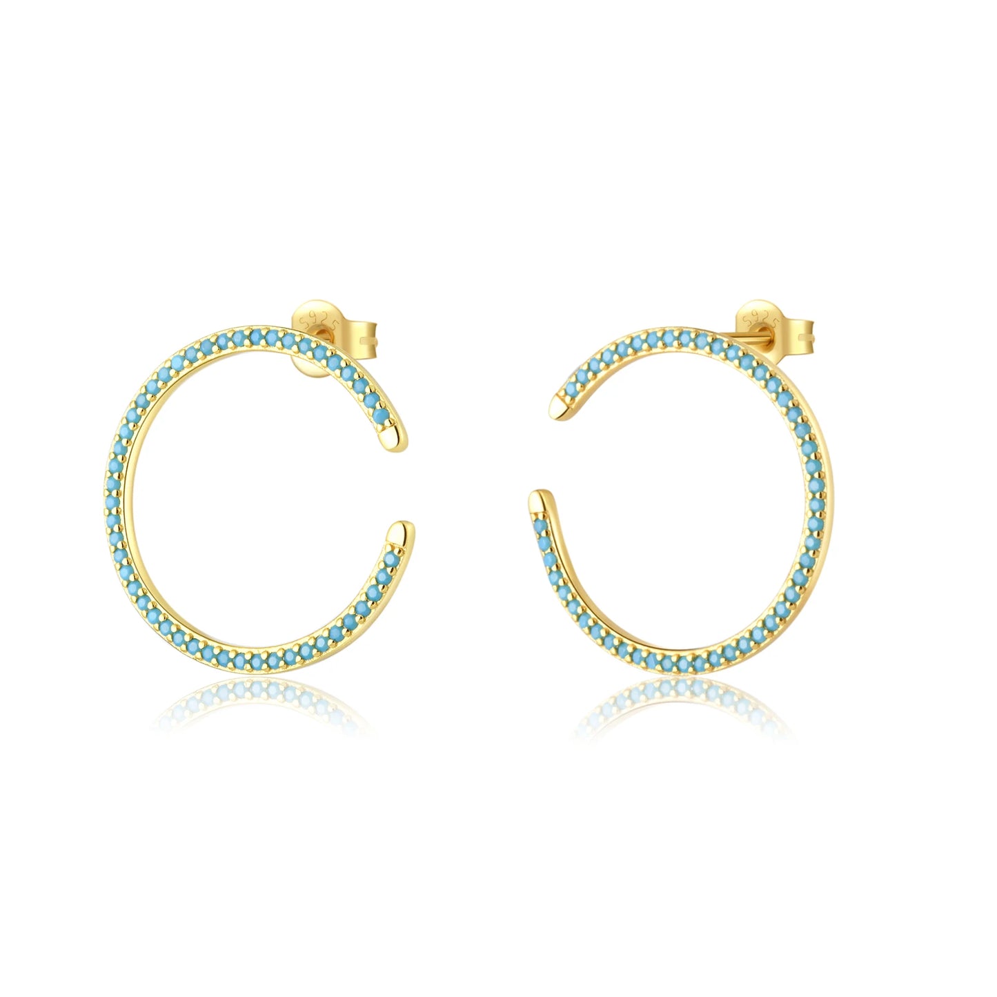 Luminous Circle Studs