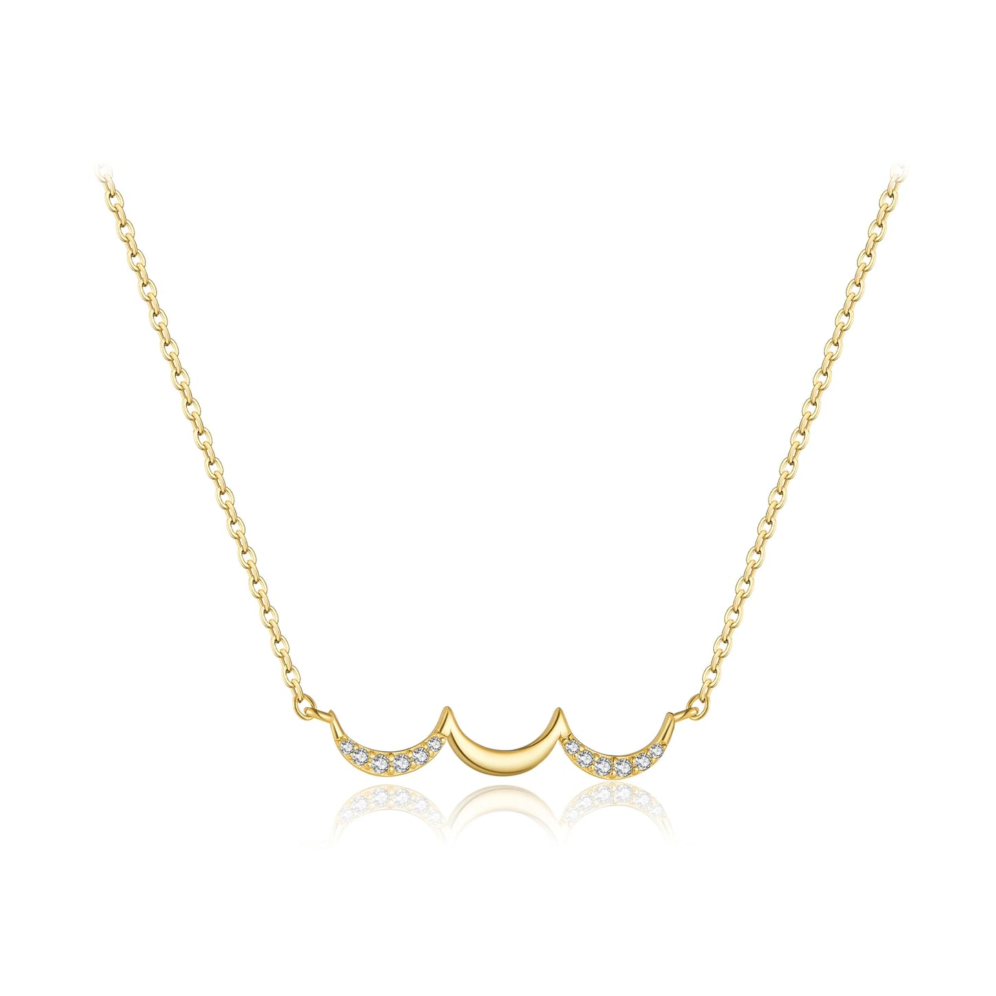 Celestial Crescent Necklace