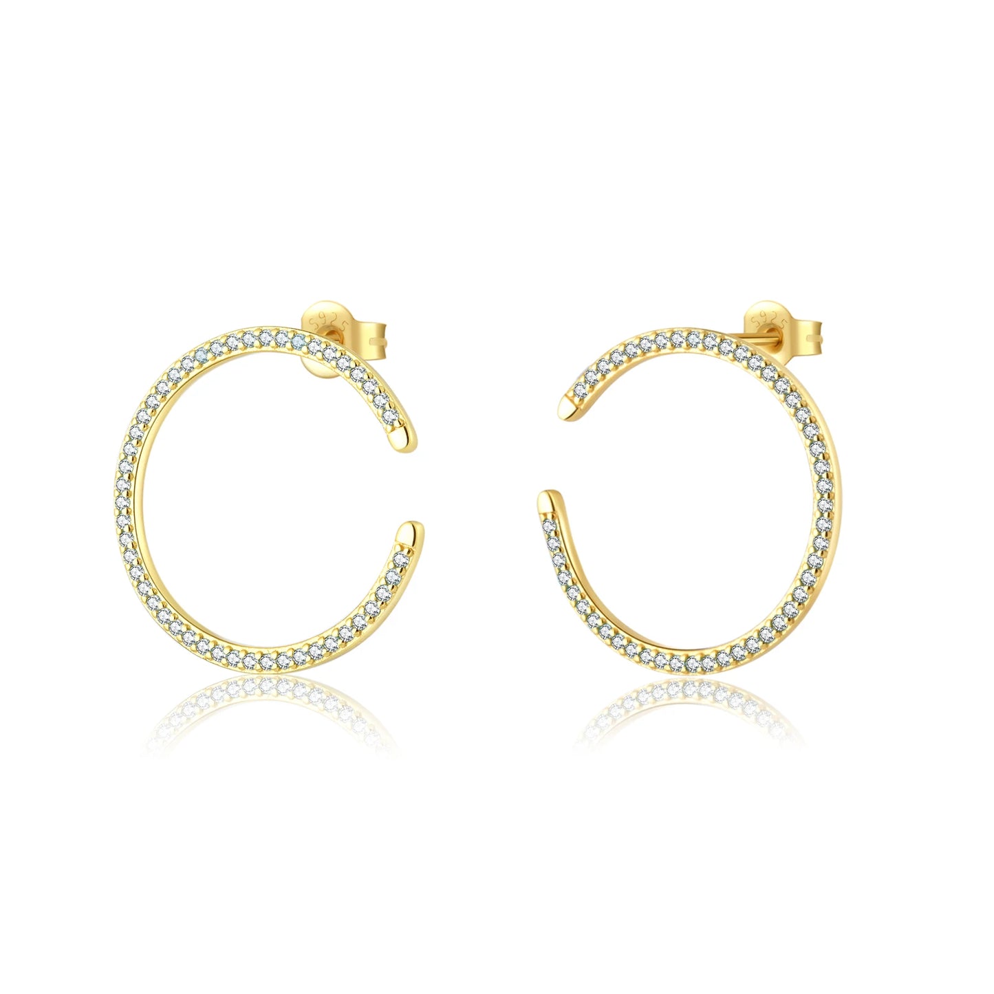 Luminous Circle Studs