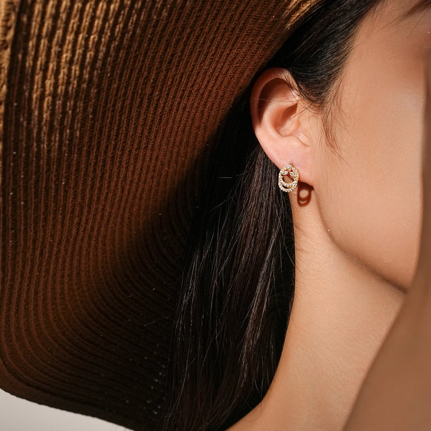 Radiant Layered Hoop Earrings