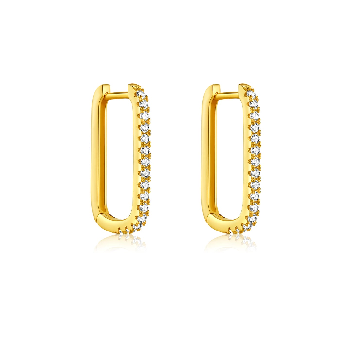 Aurora Shine Gold Huggie Hoops