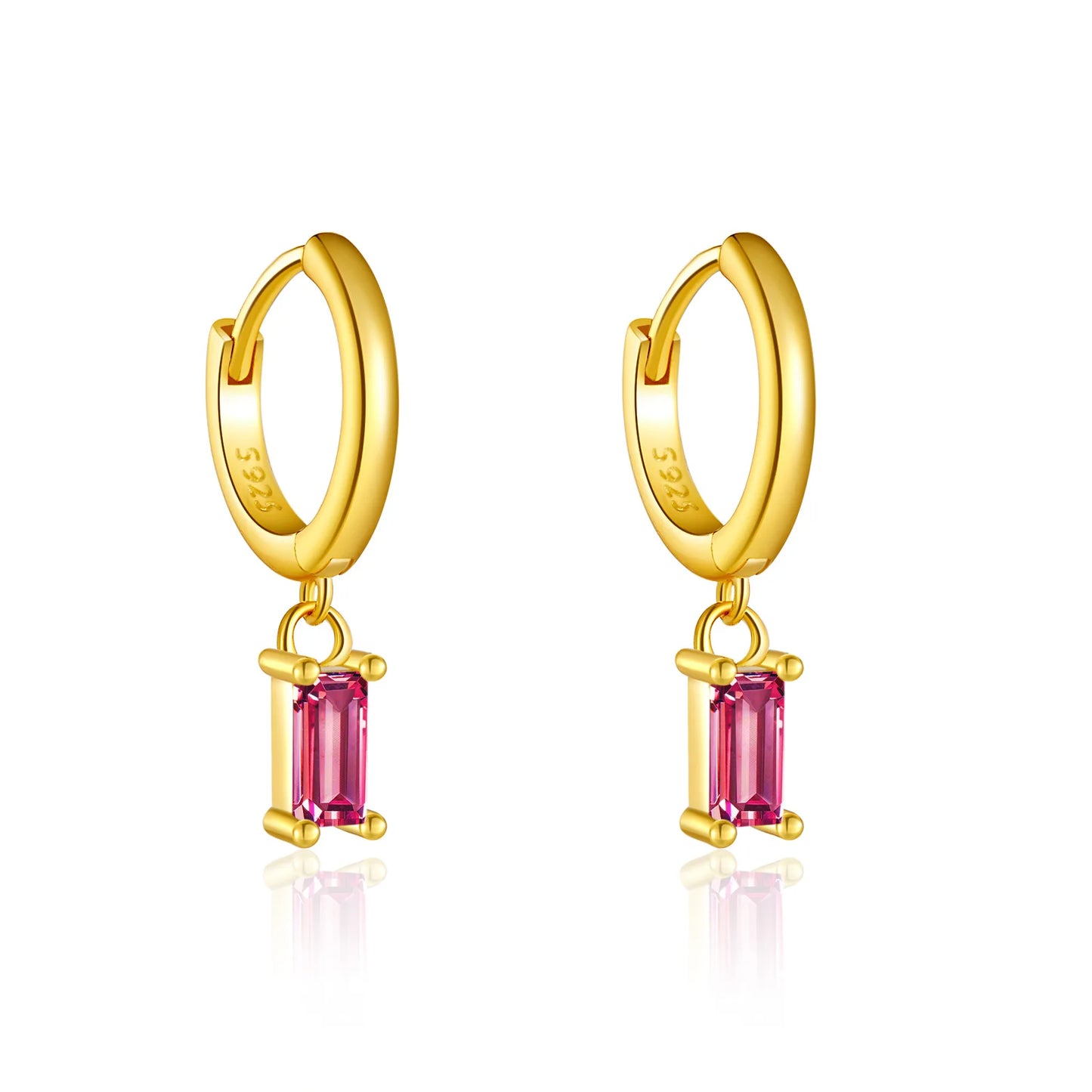 Amethyst Glow Drop Earrings