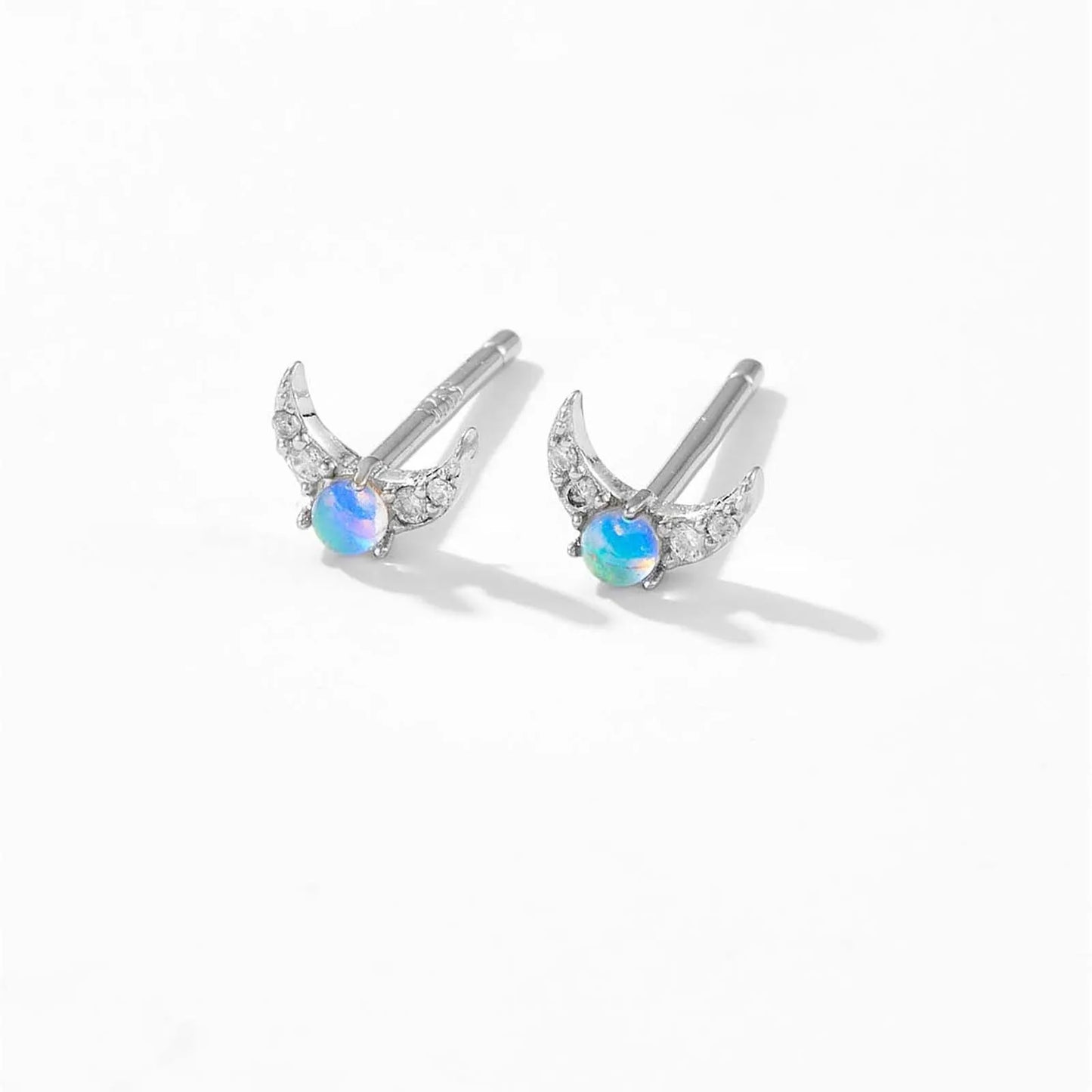 Lunar Glow Stud Earrings