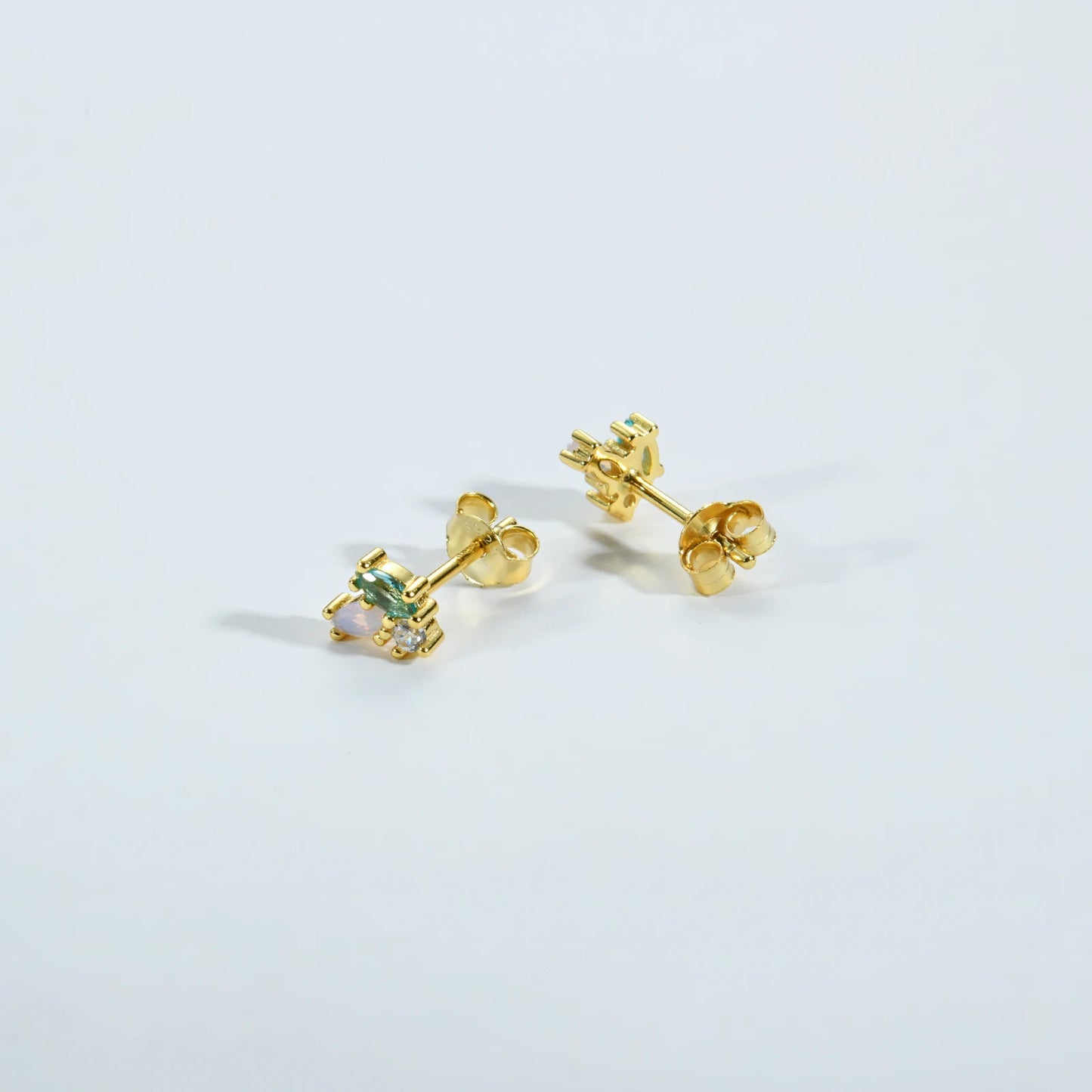 The Rainbow Gleam Stud Earrings