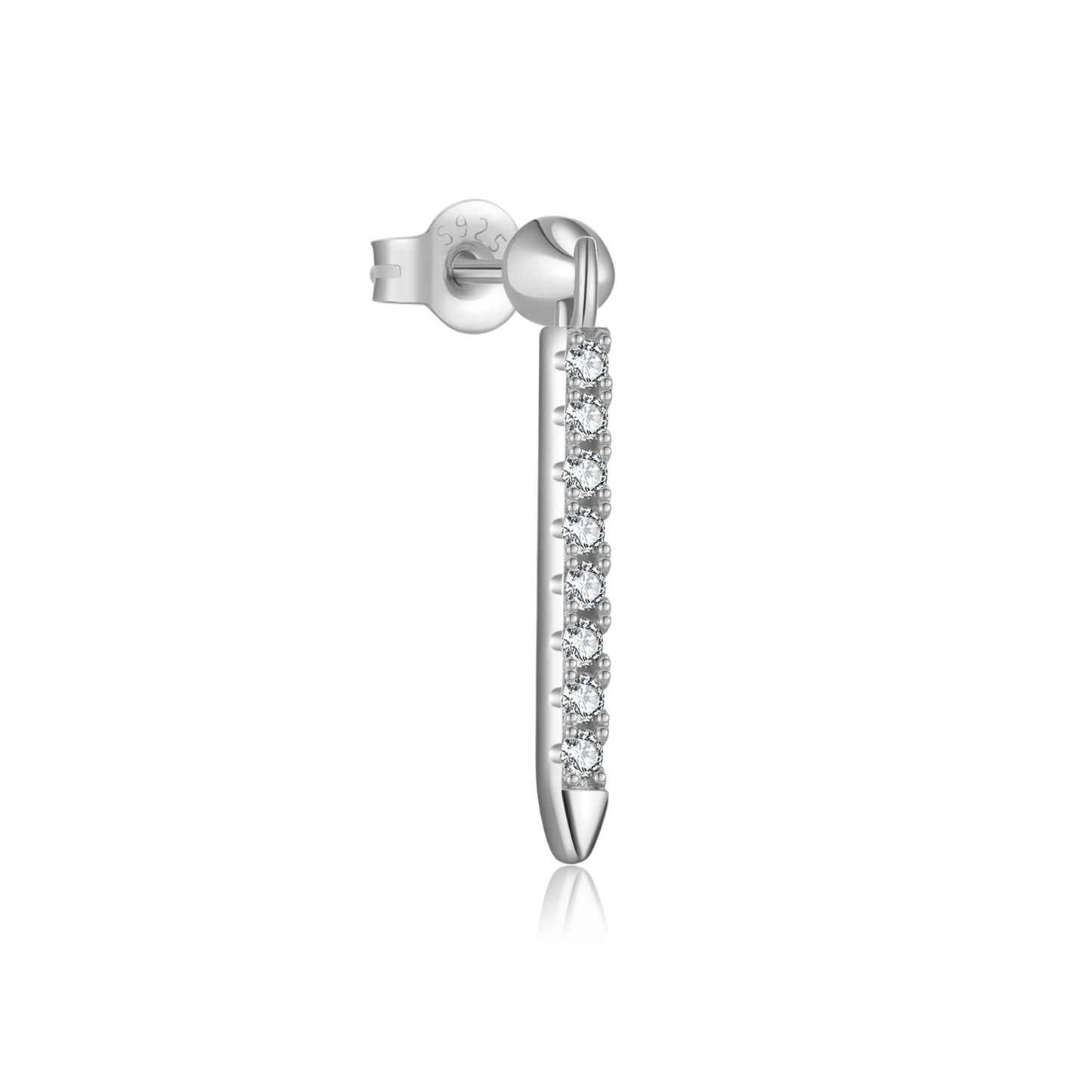 The Golden Drop Stud Earrings