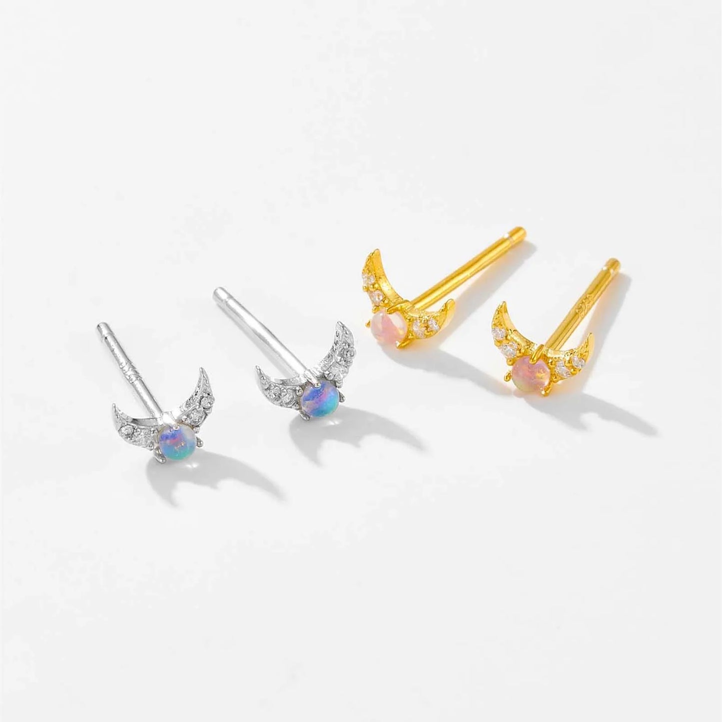 Lunar Glow Stud Earrings