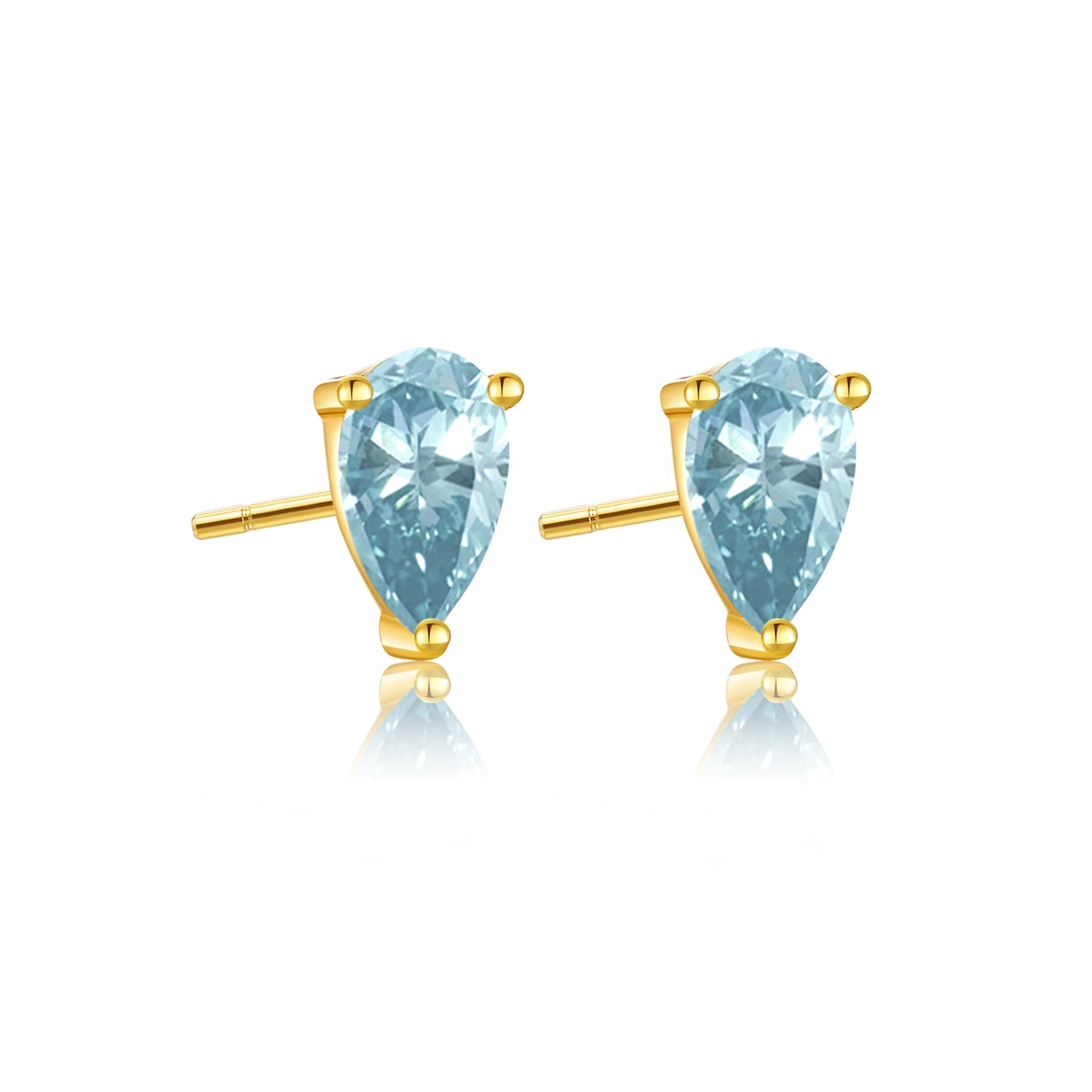 The Gem Oval Glow Stud Earrings