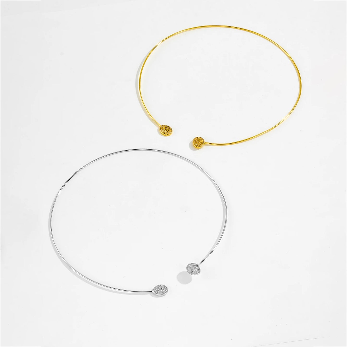 Gilded Edge Collar Necklace