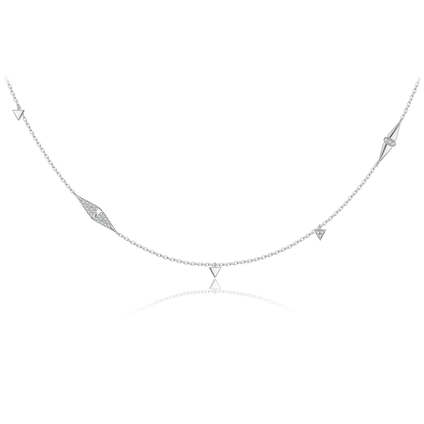 GeoLuxe Triangle Necklace