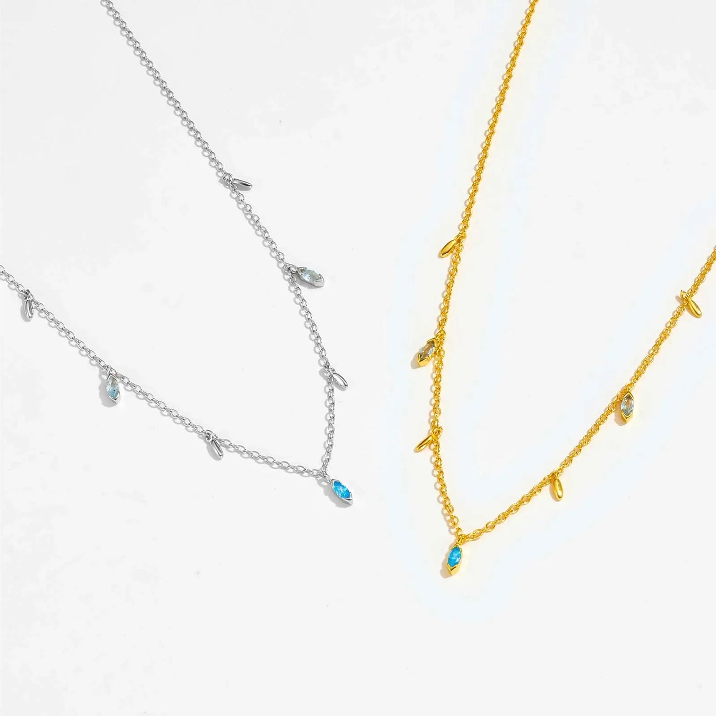 Azure Charm Choker