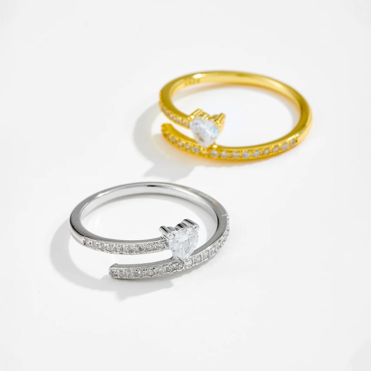 Twisted Heart Promise Ring
