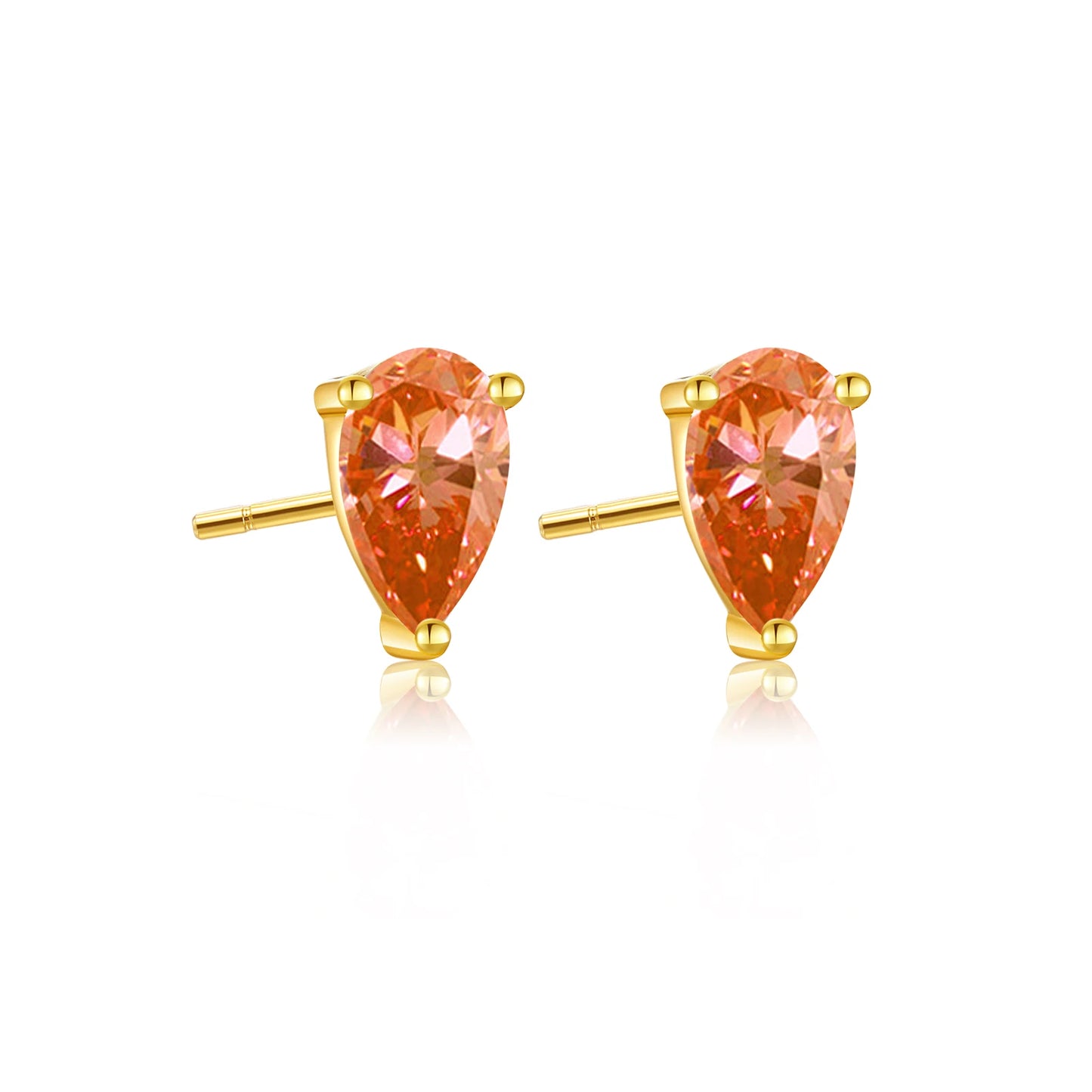 The Gem Oval Glow Stud Earrings