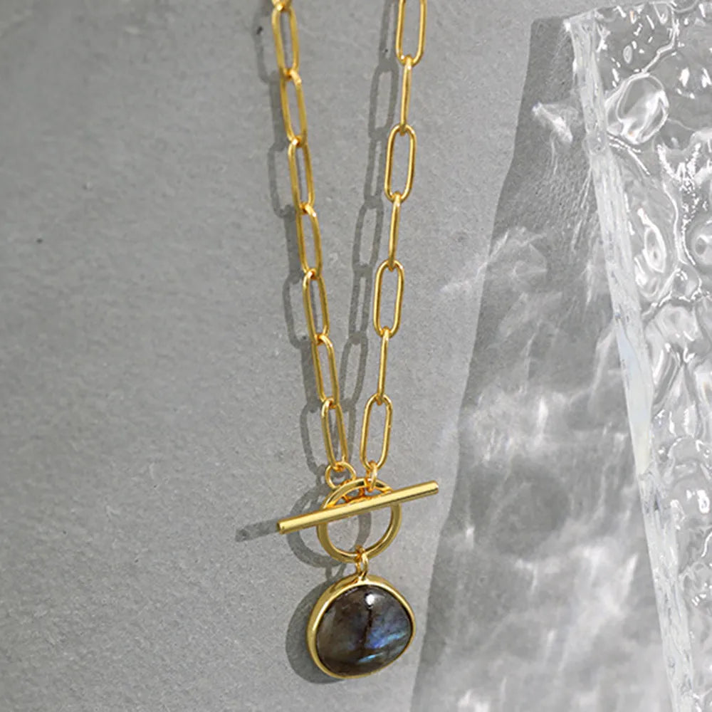 Labradorite Eclipse Necklace