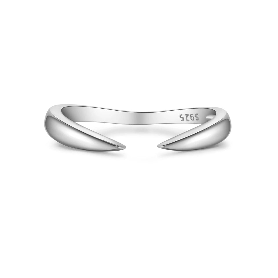 925 Sterling Silver Adjustable Rings 2024 Simple Fashion Fine  Anniversary Party Jewelry Solvana