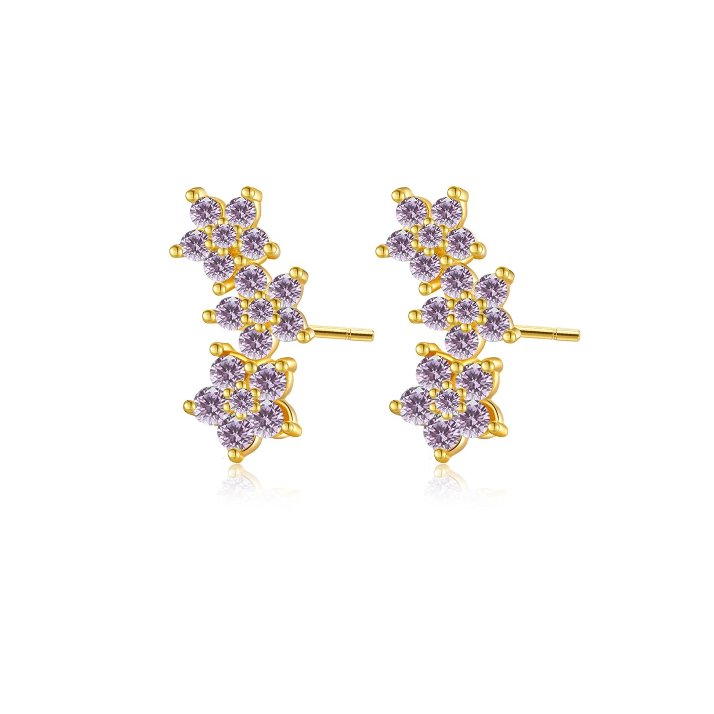 Trinity Bloom Earrings