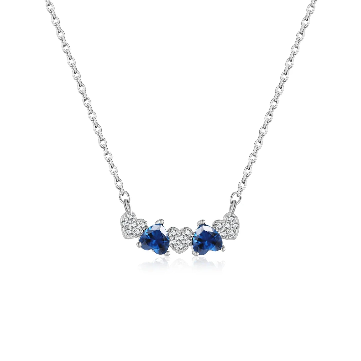 Azure Heart Necklace