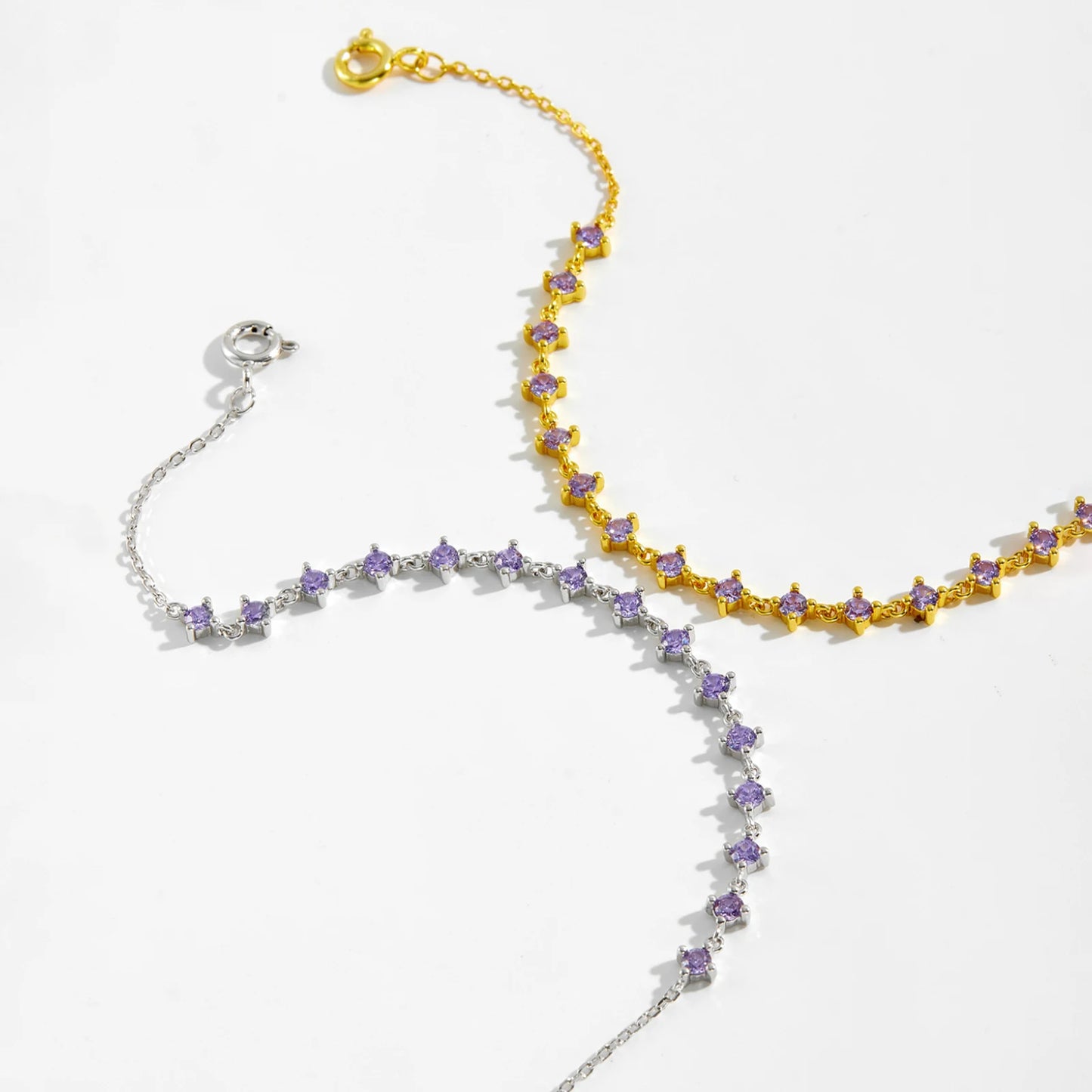 Amethyst Glow Bracelet