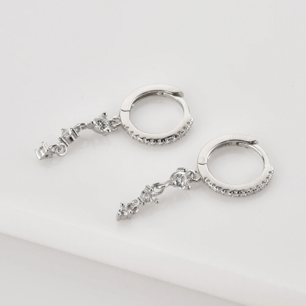 Trio Spark Drop Earrings