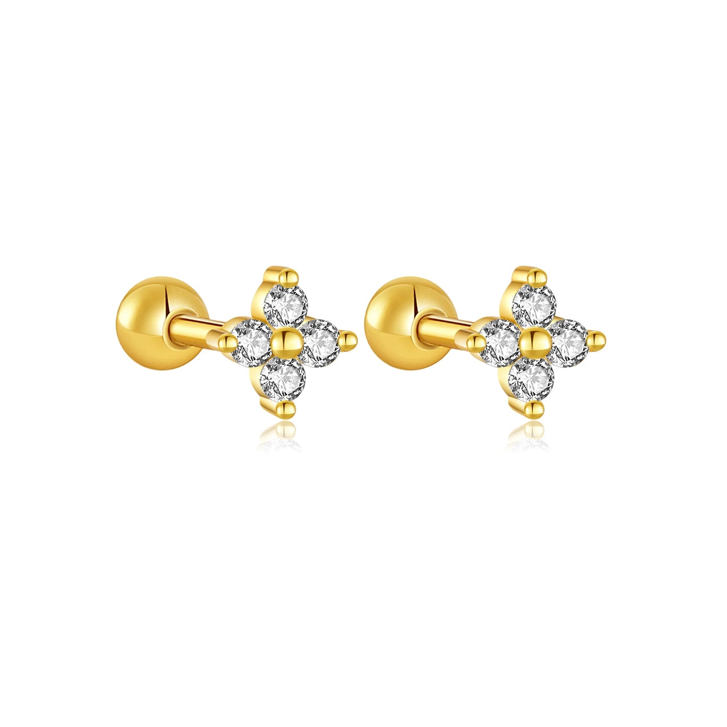 Rainbow Charm Studs