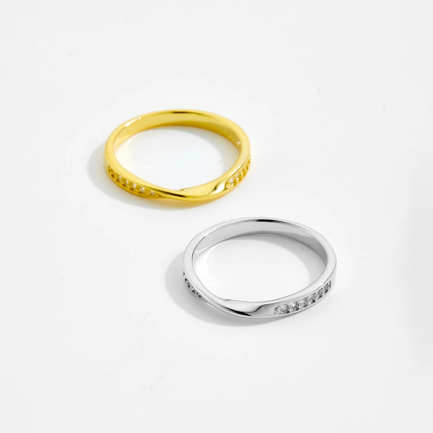 Golden Twist Ring