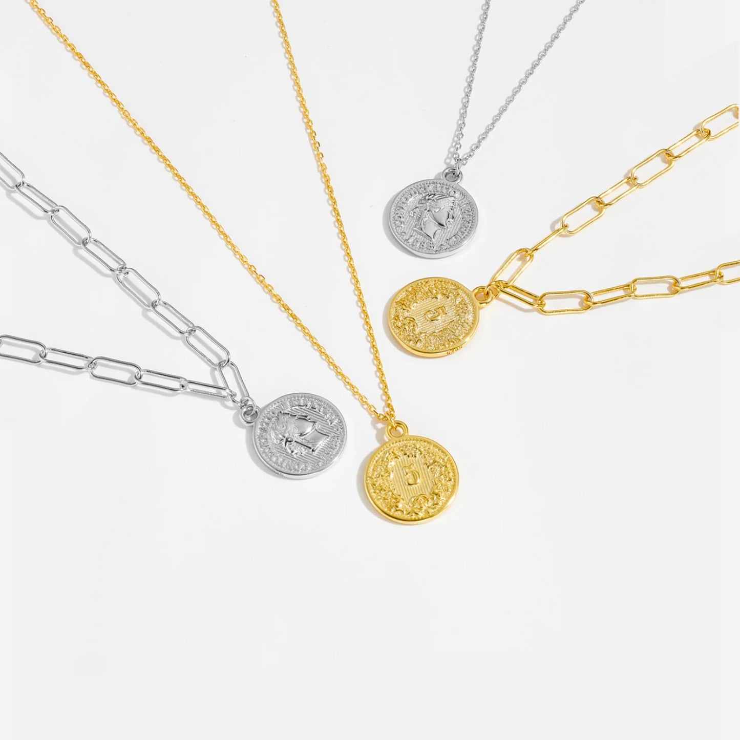 The Regal Coins Pendant Necklace
