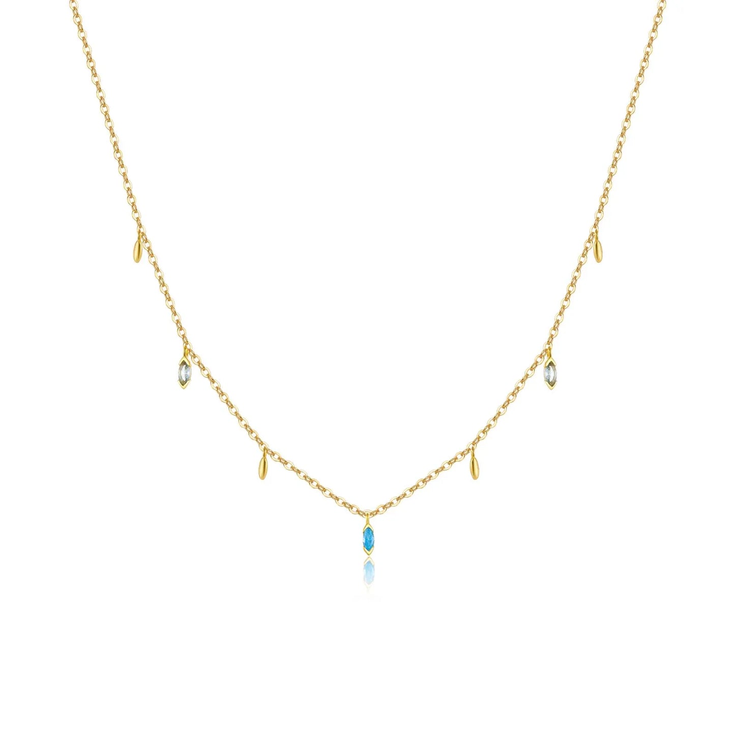 Azure Charm Choker