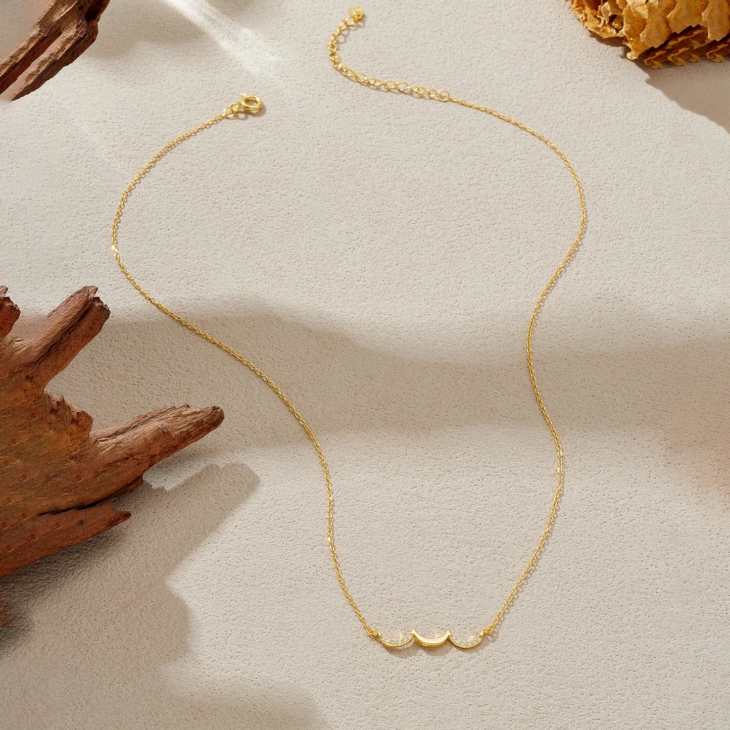 Celestial Crescent Necklace