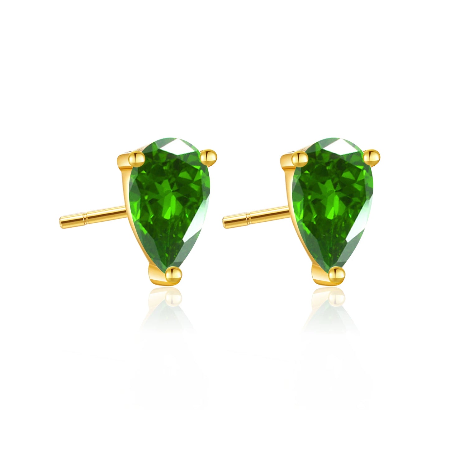 The Gem Oval Glow Stud Earrings