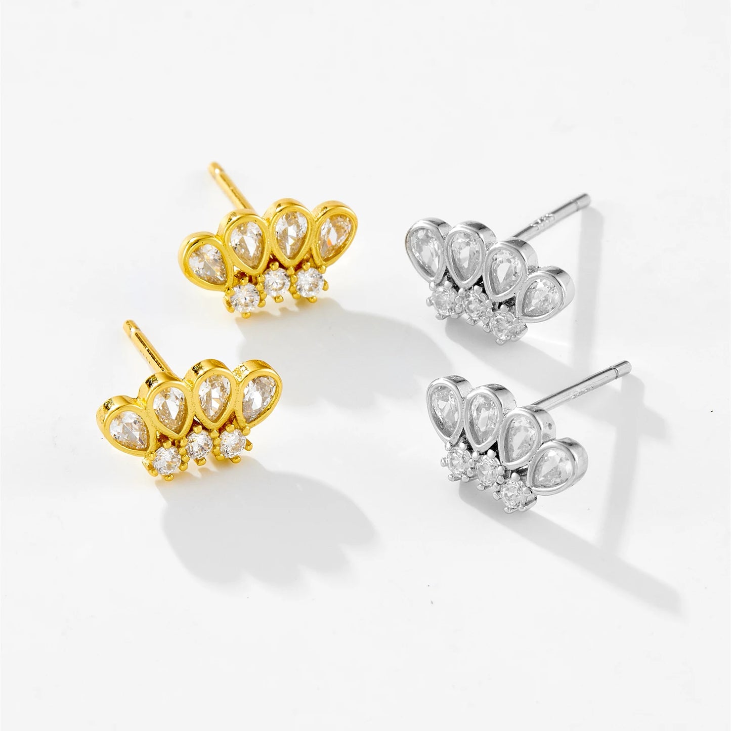 Amethyst Glow Studs
