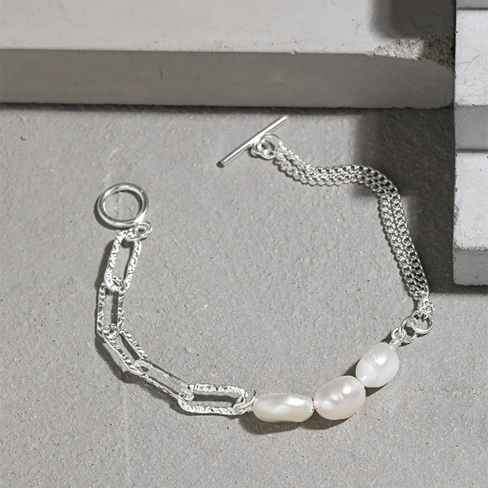 Celestial Pearl Charm Bracelet