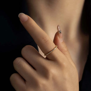 925 Sterling Silver Gold Full Zircon CZ Ring 2023 Women Rings Wedding Jewelry Rock Punk Rock Punk Ring Jewelry Gift Solvana