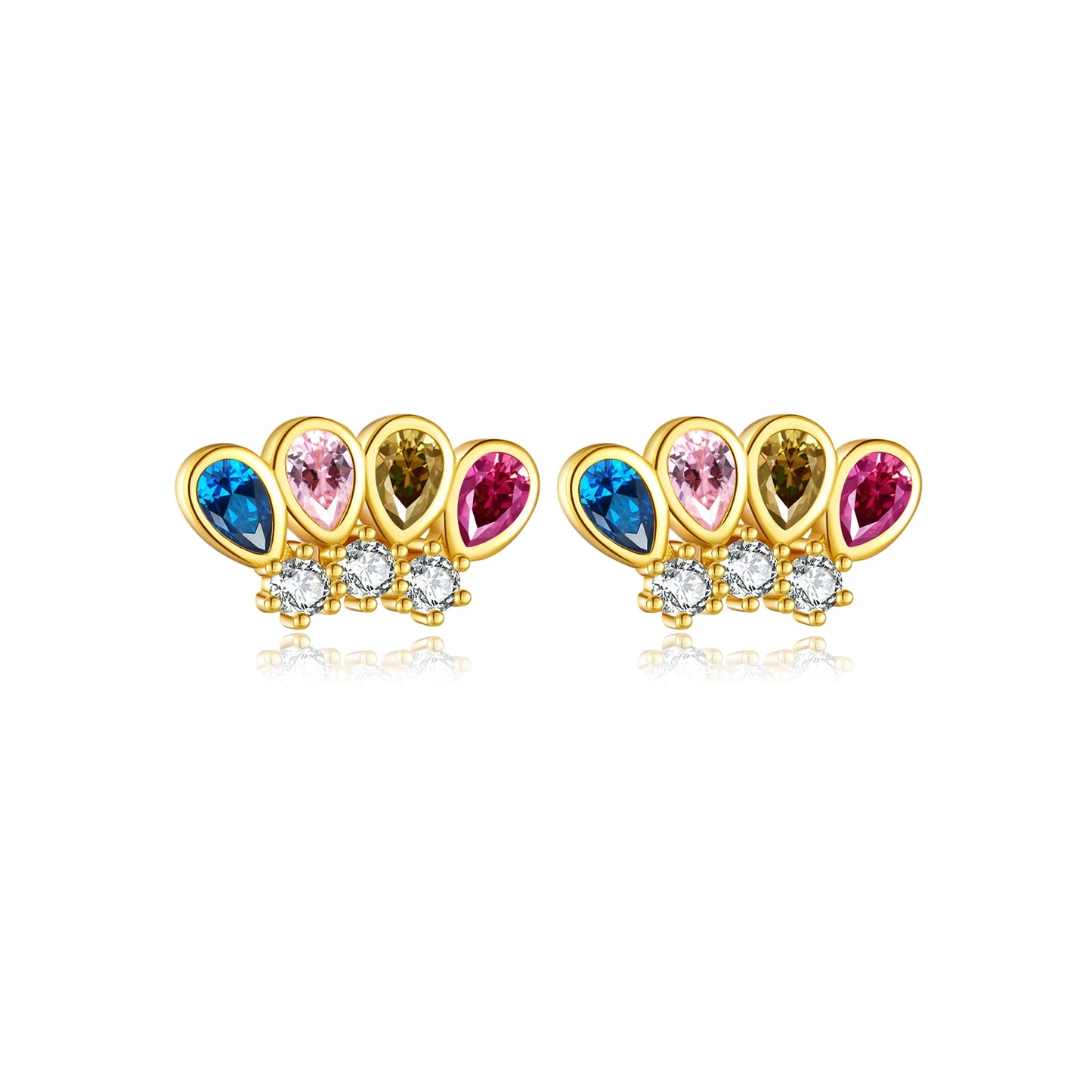 Amethyst Glow Studs